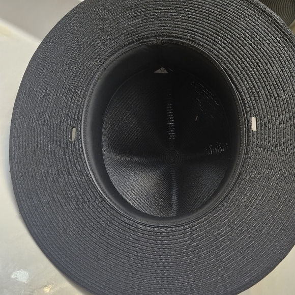 Classic Black "Major Payne" Sergant/Campaign Hat with removable hat feathers,etc - Picture 6 of 10